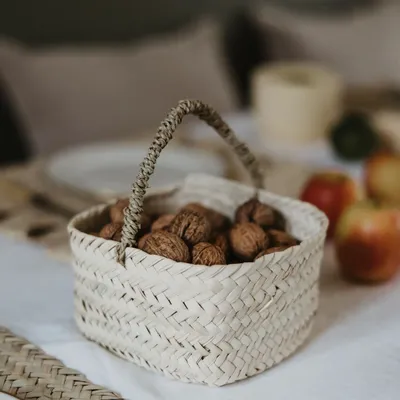 Objets de décoration - PANIERS EN FEUILLE DE PALMIER DOUM - COSYDAR-DECO