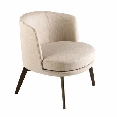Fauteuils - Fauteuil en tissu crème - ANGEL CERDÁ