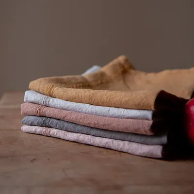 Serviettes - Linge de table - Nappes - COULEUR CHANVRE