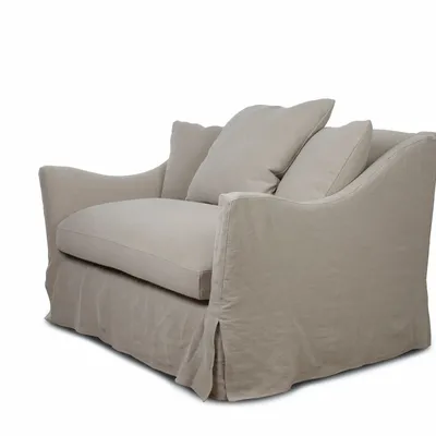 Armchairs - Ascot Loveseat|Armchair - CREARTE COLLECTIONS