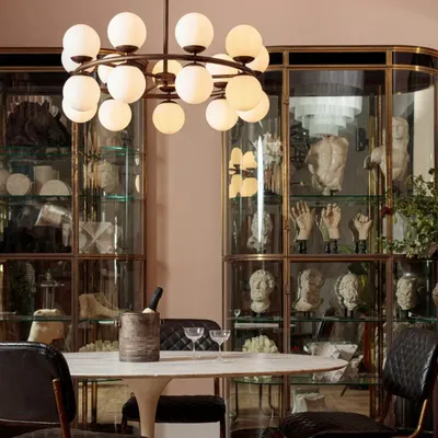 Ceiling lights - Baum Sputnik Chandelier - PURE WHITE LINES EUROPE