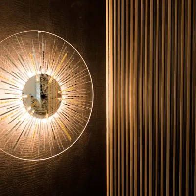 Décorations vitrail  - Sunshine, lampe sur pieds, applique, luminaire en verre - NARCIS