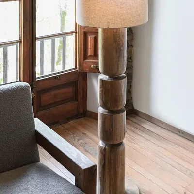 Floor lamps - MANGO NATURAL FLOOR LAMP - ITEM HOME BY ITEM INTERNATIONAL