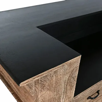 Autres tables  - MEUBLE BAR EN MÉTAL ET MANGUE - ITEM HOME BY ITEM INTERNATIONAL