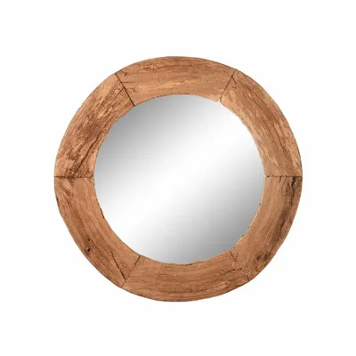 Miroirs - MIROIR EN BOIS ROUE ANTIQUE - ITEM HOME BY ITEM INTERNATIONAL