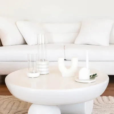 Coffee tables - PLAIN WHITE COFFEE TABLE - ITEM HOME BY ITEM INTERNATIONAL