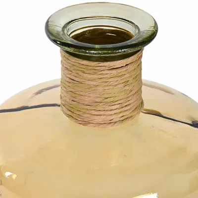 Vases - VASE EN VERRE RECYCLÉ ET CORDE - ITEM HOME BY ITEM INTERNATIONAL