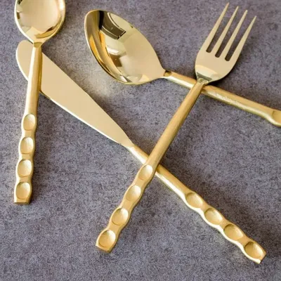 Couverts de service - COUVERTS EN ACIER INOXYDABLE GAUFRÉ - ITEM HOME BY ITEM INTERNATIONAL