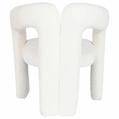 Chaises - CHAISE BOUCLÉE BLANCHE - ITEM HOME BY ITEM INTERNATIONAL
