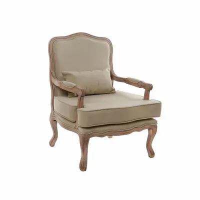 Fauteuils - FAUTEUIL EN BOIS ET TOILE AVEC COUSSIN - ITEM HOME BY ITEM INTERNATIONAL