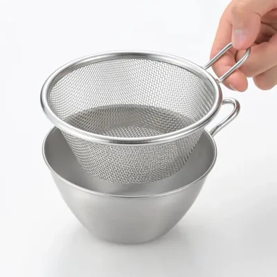 Kitchen utensils - Stainless steel kitchen drainer - And/YOSHIKAWA collection - ABINGPLUS