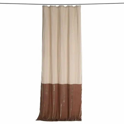 Curtains and window coverings - Fortuna Duo Curtain 140X300 Cm Taupe - EN FIL D'INDIENNE...