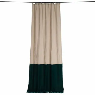 Curtains and window coverings - Fortuna Duo Curtain 140X300 Cm Canard - EN FIL D'INDIENNE...