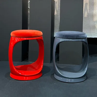 Tabourets - Tabouret I Rouge I Signet Ring - H : 47cm - SOFTICATED