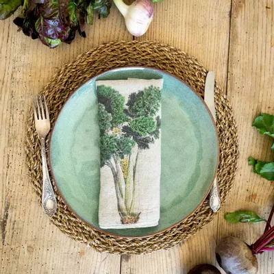 Serviettes - Serviettes  en lin lavé │ Le Légumes - LINOROOM 100% LINEN TEXTILES