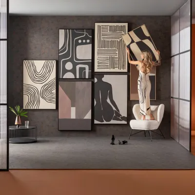 Paintings - Canvas Picture Artistic Brownie 70x110cm - KARE DESIGN