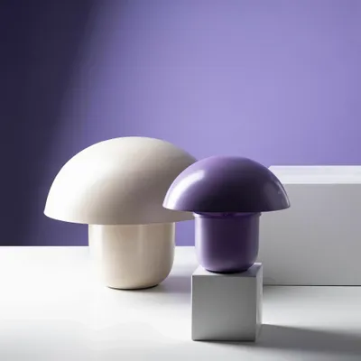 Table lamps - Table Lamp Mushroom Beige 44cm - KARE DESIGN
