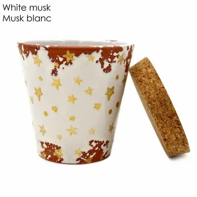 Bougies - Bougie parfumée en céramique étoile de Noël taille S - WAX DESIGN - BARCELONA