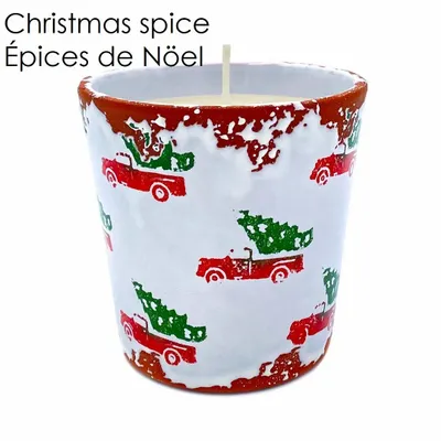 Candles - Christmas Pick-up Ceramic Scented Candle Size M - WAX DESIGN - BARCELONA