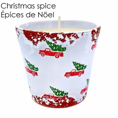 Candles - Christmas Pick-up Ceramic Scented Candle Size L - WAX DESIGN - BARCELONA