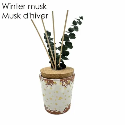 Diffuseurs de parfums - Diffuseur de parfum de Noël en céramique Winter Star 150ML - WAX DESIGN - BARCELONA