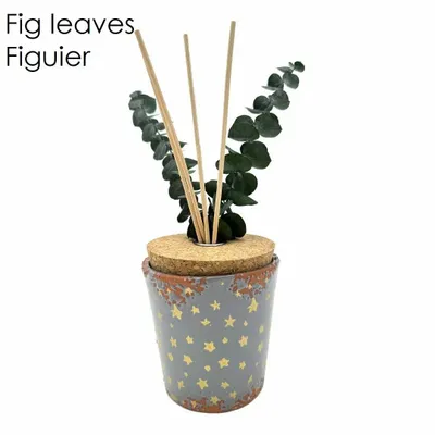 Scent diffusers - Christmas ceramic fragrance reed diffuser Winter star 150ML - WAX DESIGN - BARCELONA