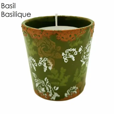 Candles - Winter flowers ceramic scented candle size S - WAX DESIGN - BARCELONA