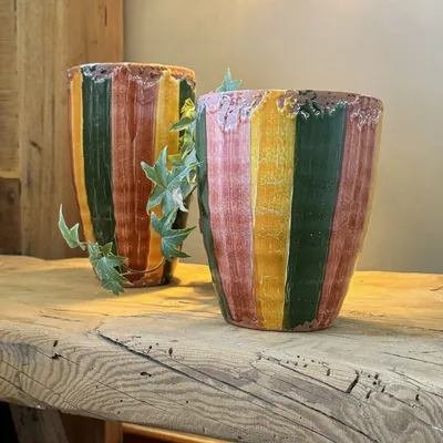 Candles - Paint Stroke ceramic scented candle size XXL - WAX DESIGN - BARCELONA