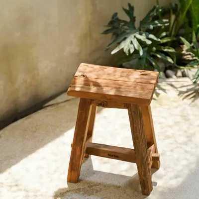 Tabourets - Le Tabouret Shoji - Naturel - M - BAZAR BIZAR LIVING
