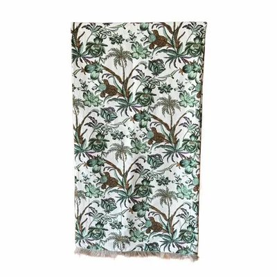 Throw blankets - Palm tree throw 100X180CM velvet - WAX DESIGN - BARCELONA