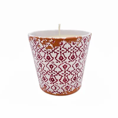 Bougies - Nouvelle bougie parfumée en céramique Batik taille L - WAX DESIGN - BARCELONA