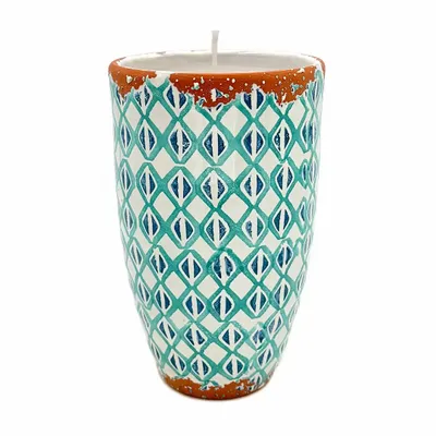 Candles - Rhombus Ceramic scented candles size XL - WAX DESIGN - BARCELONA