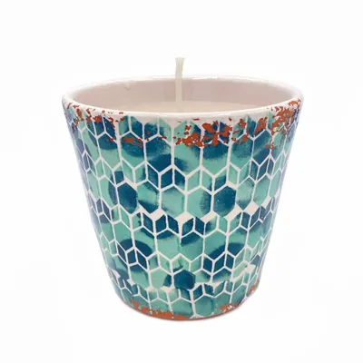 Bougies - Bougie parfumée en céramique moderniste de Barcelone taille L - WAX DESIGN - BARCELONA