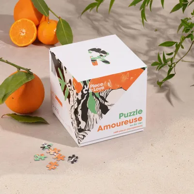 Wall panels - 1000 piece puzzle - Amoureuse by Été 1981 - PIECE & LOVE