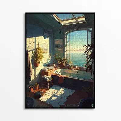 Revêtements muraux - Puzzles 1000 pièces - Bain Voyons - PIECE & LOVE