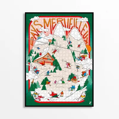 Revêtements muraux - Puzzles 1000 pièces - planté de bâton - PIECE & LOVE