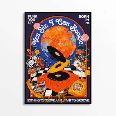 Revêtements muraux - Puzzle - Boogie 1000 pièces - PIECE & LOVE