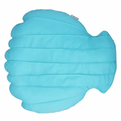 Outdoor space equipments - Outdoor floating shell pouf with removable blue cover - MX HOME