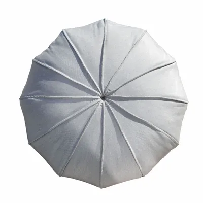 Outdoor space equipments - Outdoor floating sea urchin pouf with gray removable cover - MX HOME