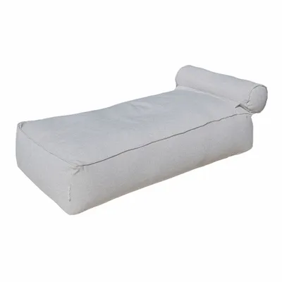 Transats - Transat extérieur flottant déhoussable en tissu effet lin - MX HOME