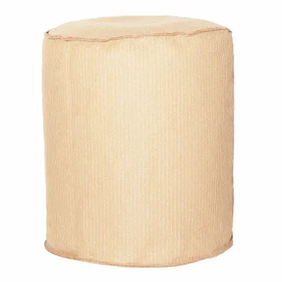 Equipements espace extérieur - Tabouret extérieur en tissu effet raphia - MX HOME