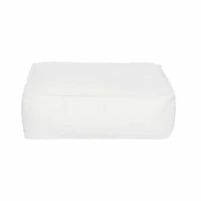 Outdoor space equipments - White removable outdoor floor cushion S - MX HOME