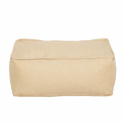 Equipements espace extérieur - Coussin de sol extérieur en tissu effet raphia S - MX HOME