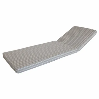 Equipements espace extérieur - Matelas extérieur pour transat - déhoussable en tissu rayé - MX HOME