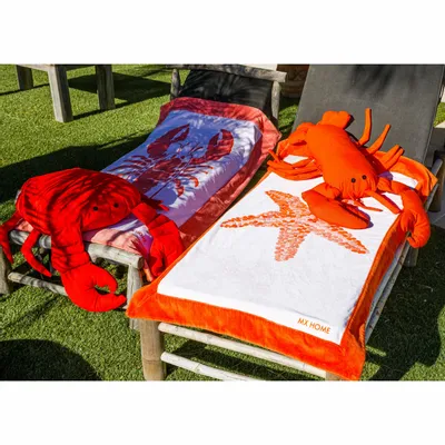 Accessoires de déco extérieure - Coussin extérieur crabe rouge vif - MX HOME