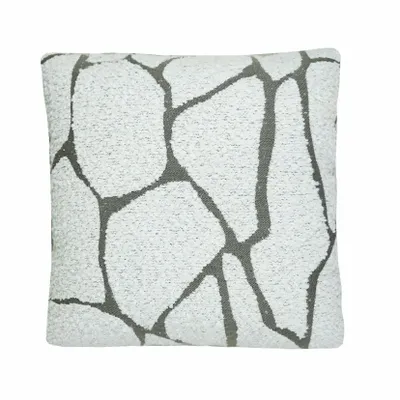 Outdoor decorative accessories - Designer curly wool cushion - MX HOME