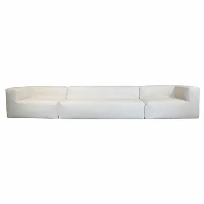 Lawn sofas   - Modular sofa - Removable 5/6 seater cover - Bouclé wool - MX HOME