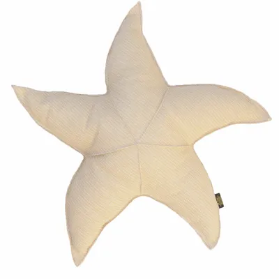Outdoor decorative accessories - Raffia effect starfish outdoor cushion - MX HOME