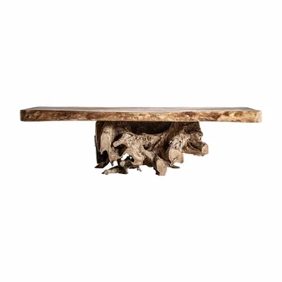 Tables basses - Table basse en bois de suar marron 200x110x52 cm - VICAL