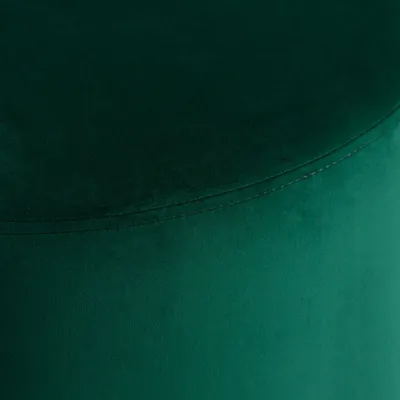 Footrests - Green velvet footstool 51x51x42 cm - VICAL